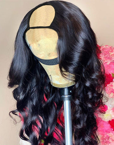 Flash Deal [24"=$99] Glueless Ready To Wear Breathable U Part Body Wave Wig