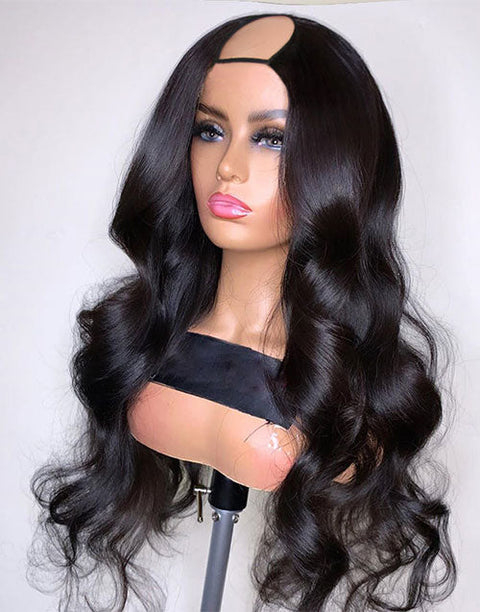 Flash Deal [24"=$99] Glueless Ready To Wear Breathable U Part Body Wave Wig