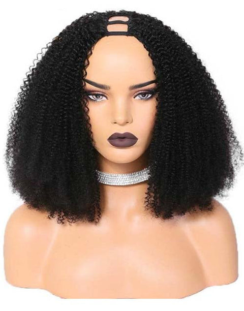 Flash Deal $139.99 22" Afro Kinky Curly U Part Wig Glueless Wig