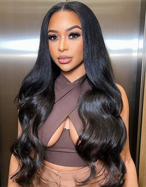 Flash Deal [24"=$99] Glueless Ready To Wear Breathable U Part Body Wave Wig