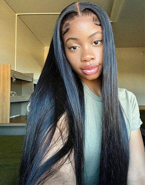 Flash Deal [22"=$129] Straight Hair Wig 4x5 Pre Cut Lace Glueless Preplucked Wig