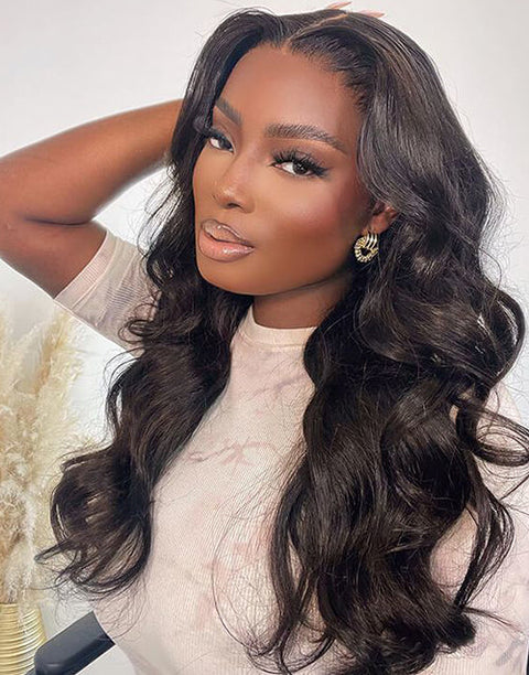 Flash Deal $169.99 26" 13x4 Frontal Glueless Body Wave Human Hair Wig